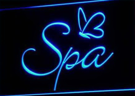 OPEN SPA Beauty Salon butterfly Light Sign